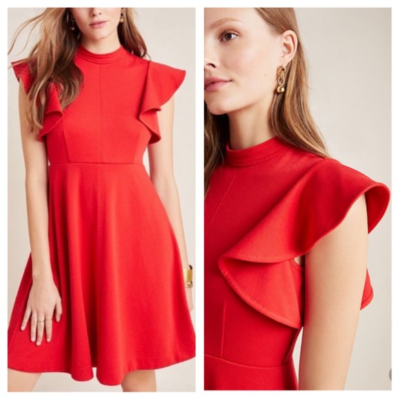 Anthropologie Dresses & Skirts - Anthropologie Maeve XL or 1X Red Deena Mini Dress